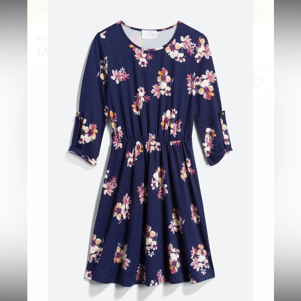 French Grey Brushed Murphy Dress
